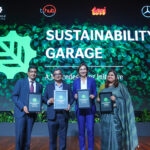 From left to right- Manu Saale, MD and CEO (Mercedes-Benz Research and Development India), Srinivas Rao Mahankali, CEO (T-Hub), Renata Jungo Brüngger, Member of the Board of Mana